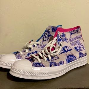 Men’s Converse size 11.5. New and in original box. Batman edition, 3D style